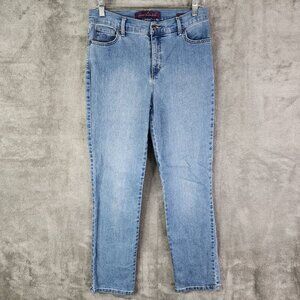 Womens Petite Gloria Vanderbilt Amanda Jeans Denim Mid Rise Size 6P